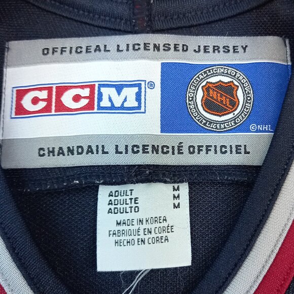 Vintage 90s CCM Vancouver Canucks Orca NHL Hockey Jersey Mens M - Picture 3 of 7